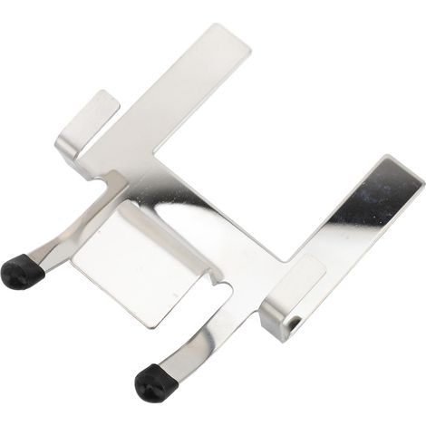 Supporto per coperchio in acciaio inox con cuscinetti in silicone, adatto a pentole, padelle e contenitori standard.
