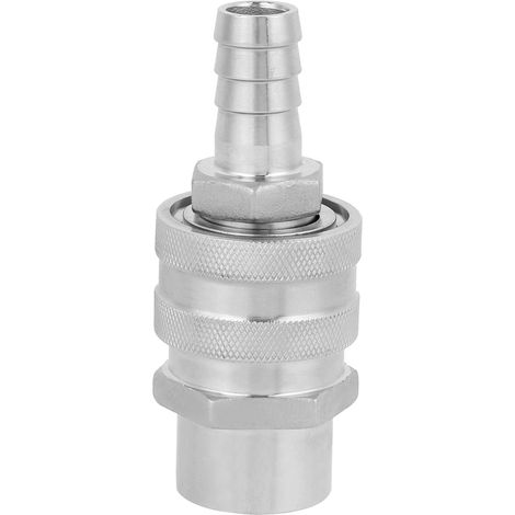 Accessoire de Pompe à Bière à Détachement Rapide, Raccord Femelle 1/2" NPT avec Embout Barbelé pour Brasseur (1/5)