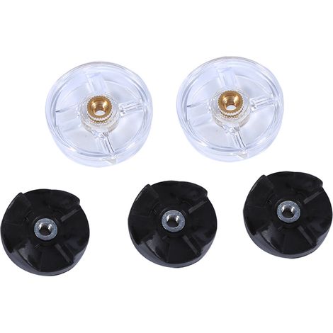 Repuestos para la licuadora Magic Bullet de 250 W: 2 engranajes base y 3 cuchillas. (1/5)