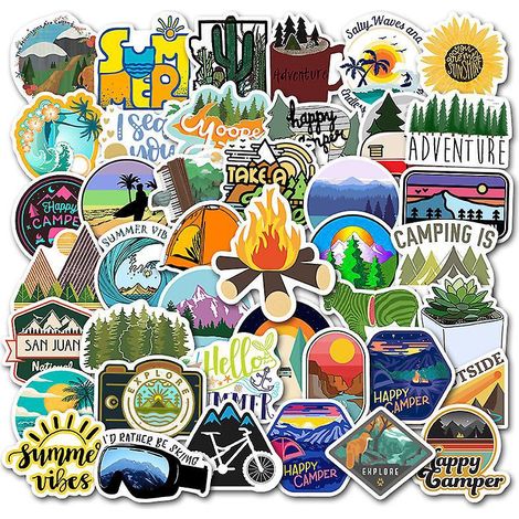 autocollants Pack Un Ensemble Vinyle Graffiti Stickers Pour Ordinateur Portable Voiture Planche Roulettes Moto Vlo Bagages Pare-chocs Bombe Autoc (1/5)