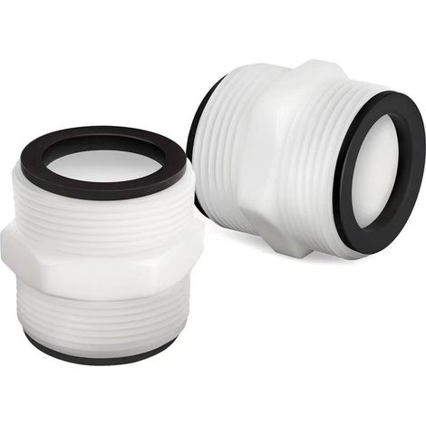 Raccords de tuyau de piscine 38 mm, raccords à deux voies, kit de connexion pour Intex Coleman, 2 pièces (1/5)