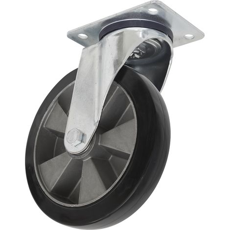 Sealey 200mm Castor Wheel with Swivel Plate SCW5200SPEM