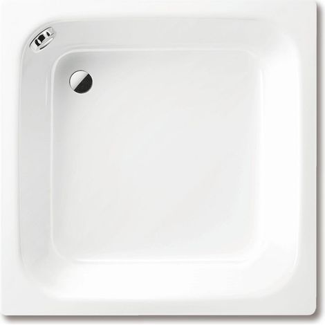 Kaldewei Duschwanne Sanidusch Rechteckig 32/250x800x800mm d. 52mm Alpinweiß/Weiß, mit Perl-Effekt o. AS (1/3)