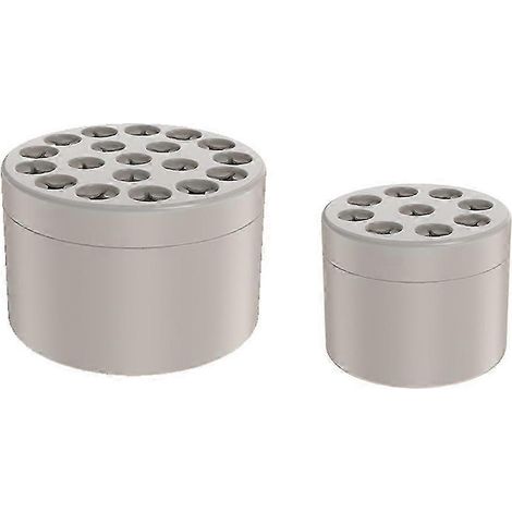 Support en spirale pour compositions florales, compatible avec diverses fleurs et utilisable avec des vases. Support en spirale à monter soi-même, lot de 2, beige/gris. (1/5)