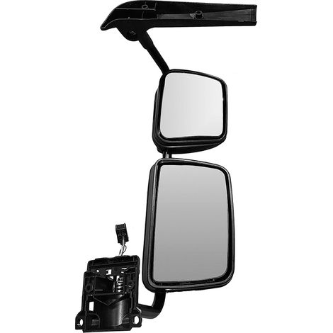 SPECCHIO DESTRO BRACCIO LUNGO, PRINCIPALE ELETTRICO E RISCALDATO, AUSILIARIO MANUALE - DAF - LF Euro 6 - 21475603 - 1704605 - 1700269 - 20708303 - 50106232