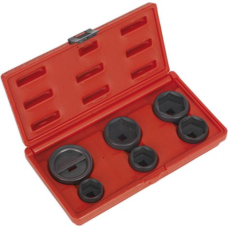 Sealey Oil Filter Cap Wrench Set 6pc VS7103 (1/2)