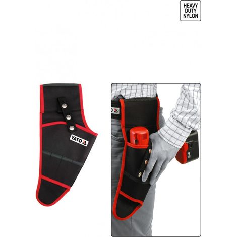 Werkzeuggürtel Tasche für Akkuschrauber Bohrmaschine Schrauber Holster Halter Tasche mit Schnalle (1/4)