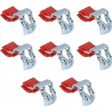Stück Spülbecken-Befestigungsclips, Einbau-Spülbecken-Clips, Spülbecken-Montageclip, Küchenspülen-Clips, Installation, verstellbare perforierte Schraubbefestigung für Spülbecken (1/4)
