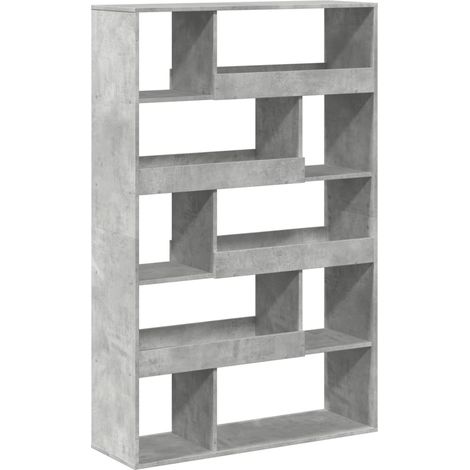 Maison Exclusive - Bücherregal Betongrau 100x33x156,5 cm Holzwerk