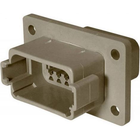 Boitier Connecteur Deutsch DT - 12 Pôles - Femelle Avec Bride - IP68 - Compatible AWG 14 à 20 - 1 Pièce