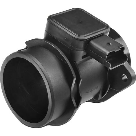 Sensor de flujo de aire masivo, plástico de alta calidad, 15,5 x 8,5 x 5 cm, compatible con Citroën, Peugeot y Ford, números de pieza intercambiables: 9647144080, 4 contactos de conector. (1/5)