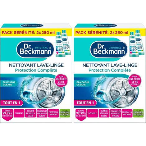 Nettoyant Lave-Linge Protection Complète TOUT EN 1 Fraîcheur Océane (2X250ml)-500ml (Lot de 2) (1/5)