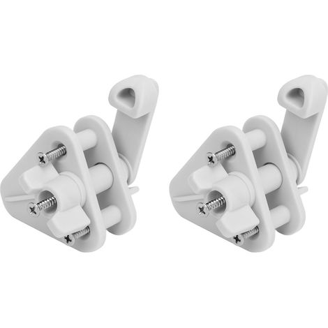 Chiusura di sicurezza in nylon per porta di imbarcazione, kit di ricambio per pontoni con chiusura sicura, per telai quadrati da 1 pollice e 1/4 di pollice, 2 pezzi. (1/5)