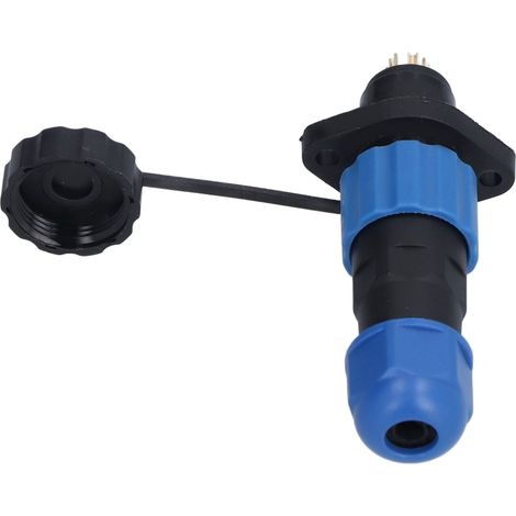 Prise industrielle étanche IP68 mâle/femelle à montage par bride SP136 (250V 5A) pour aviation (1/5)