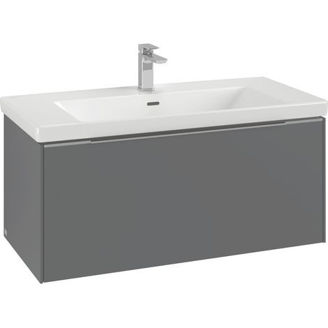 Villeroy & Boch Subway 3.0 Meuble sous-lavabo, éclairage LED, (1/2)