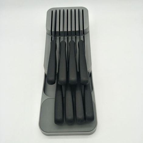MIMOSON-Organiseur de tiroir de cuisine, porte-couteaux à 2 niveaux (1/2)