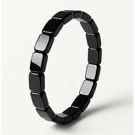 Bracelet en hématite Hemys pour homme, bracelets en hématite tendance pour homme (1/4)