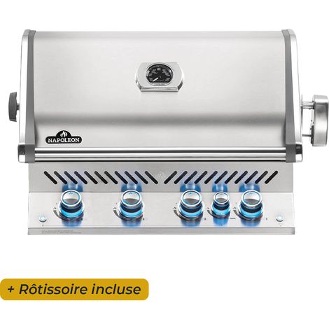Pack Barbecue à gaz encastrable Prestige PRO 500 + Housse