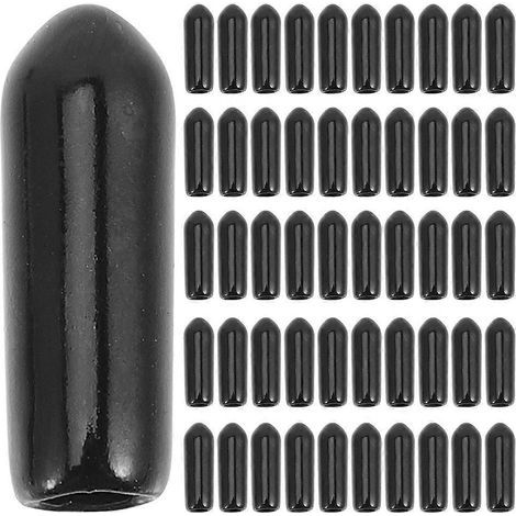 300 embouts de protection pour crochets de panneau perforé-1.30X0.50X0.50CM-Black (1/4)