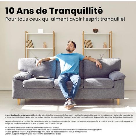 détecteurs de fumée – Piles 9V, Selon Norme en 14604, détecteurs avertisseurs autonomes de fumée (DAAF) et détecteurs d'incendie (1/3)