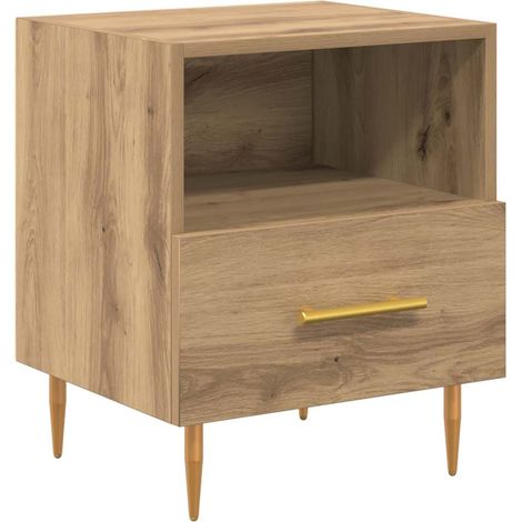 Maison Exclusive - Nachttisch mit Schubladen Braun 40 x 35 x 47,5