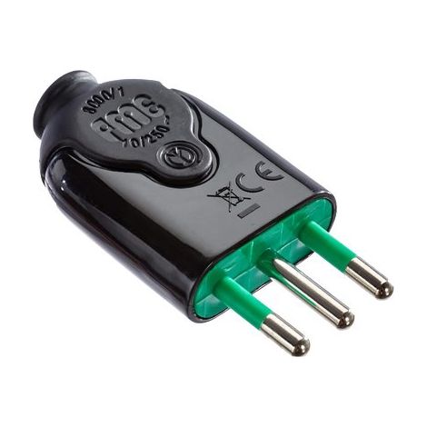 SPINA MOBILE FME - NERO 2P+T 10A- 10 pezzi