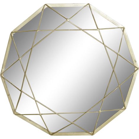 DKD Home Decor Miroir mural doré finition mate 50x5x52 cm (1/3)