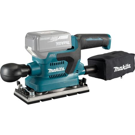 Makita Ponceuse vibrante sans fil DBO382Z, 18V sans batterie ni chargeur dans le carton