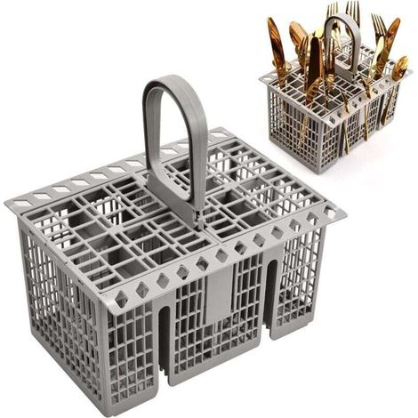 Panier à couverts universel pour lave-vaisselle (Hotpoint 99673-8729, C00257140, C0038660, Indesit, Whirlpool) (1/4)