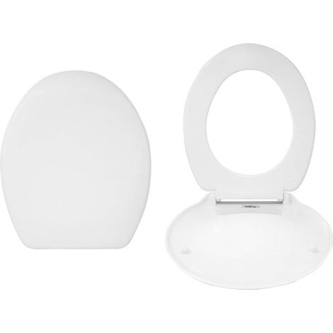 Copriwater termoindurente ovale serie Rigo chiusura soft close AMBRA WATER (1/2)