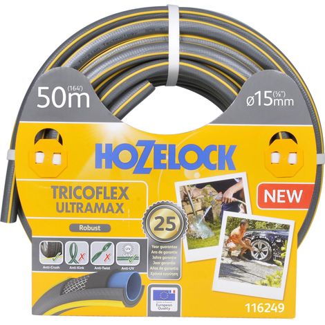 Tuyau d'arrosage Tricoflex Ultramax - HOZELOCK - Tuyau diam 15mm 50m - Garantie 25 ans