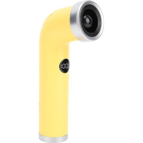 Ventilateur Portable sans Pales, Refroidissement Portable Rechargeable pour Voyage, Utilisation en Extérieur avec Affichage Numérique pour Bureau, Camping, Acier Inoxydable ABS, Petit Design (1/4)