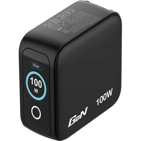 Verbatim 30239 Caricatore USB 100 W 3.0, Consegna di potenza 3.0 Nero Ambiente interno GaN (1/5)