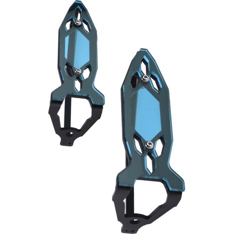 Clignotants Moto Protection x2 - Garde-boue LED Remplacement R1200GS R1250GS ADV Bleu Avant (1/5)