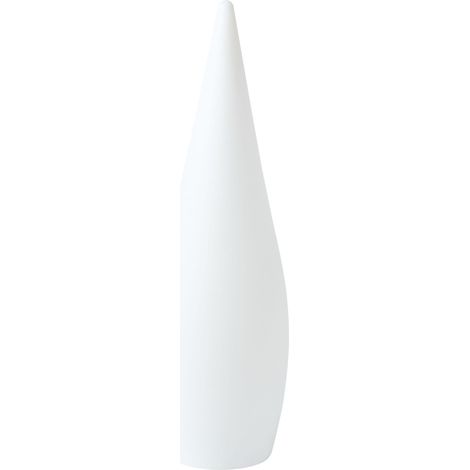 Lampada da terra a LED per esterni in materiale sintetico bianco impermeabile con telecomando Vuletas (1/5)