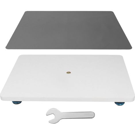 Tableau de nivellement résine gris avec coussin en silicone pour projets de peinture (1/5)