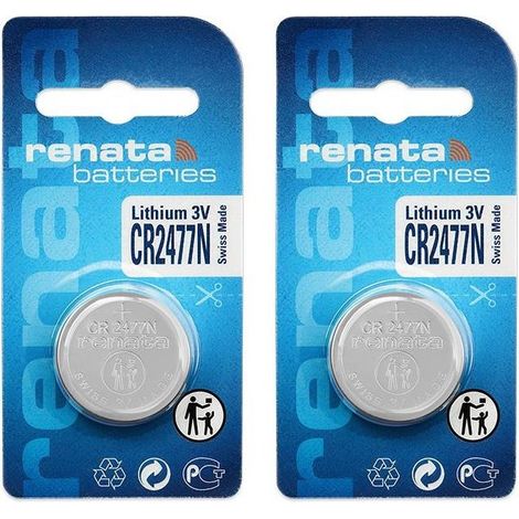 .2 Renata CR 2477N lithium 950 mAh 3 V .