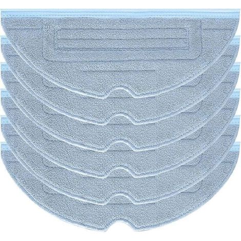 6pcs Serpillière pour Roborock S7 Pro Ultra S7 MaxV Ultra S7 Plus S7 Max Pièces de Rechange Accessoires pour Roborock S7 T7s T7s Plus Robot Aspirateur-- (1/4)