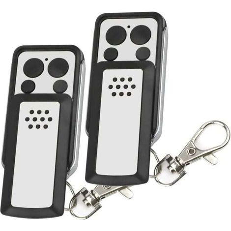Télécommande - 2 Boutons à clapet- Compatible avec la plupart des motorisations avidsen, Grise, Autonomie de 2 ans - 114253 (1/4)