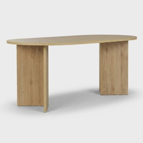 Holz Esstisch "Sablin" 180 x 90 x 75 cm - Eiche Cadiz (1/5)