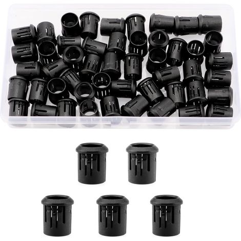 50 Pièces 10mm Support de Diode LED, Supports de Lampe pour diodes, LED Encastrable Clip de Montage Support, Support de Diode de Douille de Lampe en Plastique (1/5)