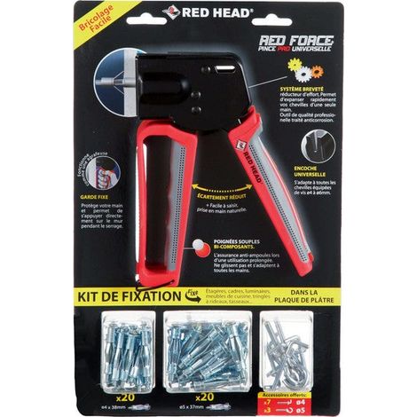 Kit Chevilles À Expansion Red Head, Diam.8 X L.38 Mm