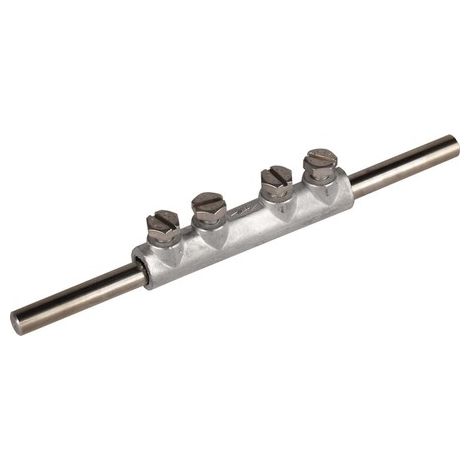Manchon d'accouplement ZG pour conducteur rond 8mm avec 4 vis M6x10 mm