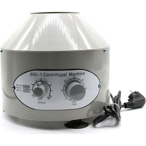 Centrifugeuse de laboratoire - 6 tubes 20ml - Vitesse 4000 tr/min - Séparation précise - Usage pro et loisirs - Compacte