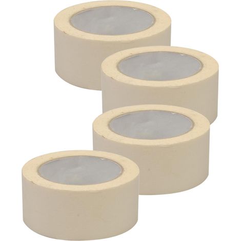 Dapetz ® Premium Masking Tape 4 Rolls (50mm x 50m) White Masking Tape Painting Tape For Painters, Decorators Professional DIY Use Painting Office Home Crafts and More (1/5)