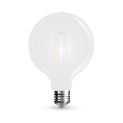 LED Lampe 7W G125 Filament Glühfaden Frosted E27 840LM  Mod. VT-2067 - SKU 7189 - Warmweiß 2700K (1/2)