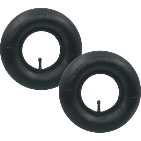 2 pièces 4.10/3.50-4 Chambre à air Pneu TR-13 Valve Droite pour Diable, Chariot, Chariot à Main, Chariot de Jardin, Tondeuse à Gazon (1/5)