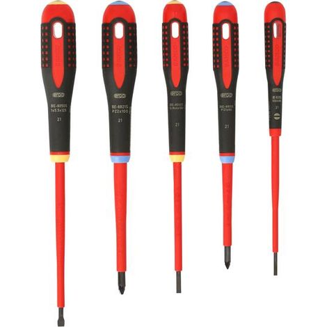 BE-9882S Insulated ERGO Screwdriver Set of 5 SL/PH (1/3)