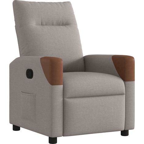 Maison Exclusive - Relaxsessel Taupe Stoff
