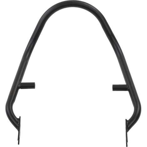 Support bagage arrière moto 19mm acier carbone chromé anti-rouille inoxydable pour W800 Cafe 2019-2022 et W800 Street 2019-2022 noir 385x330x105mm (1/5)